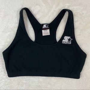 Vintage Starter Sports Bra Crop Top
